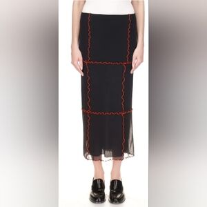 Marina Moscone Foldover Tubino Skirt.
